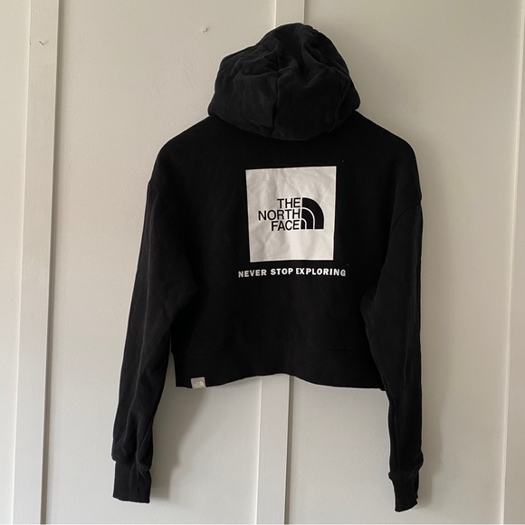 The North Face Cropped Printed Hoody - Size M - Picture 5 of 10